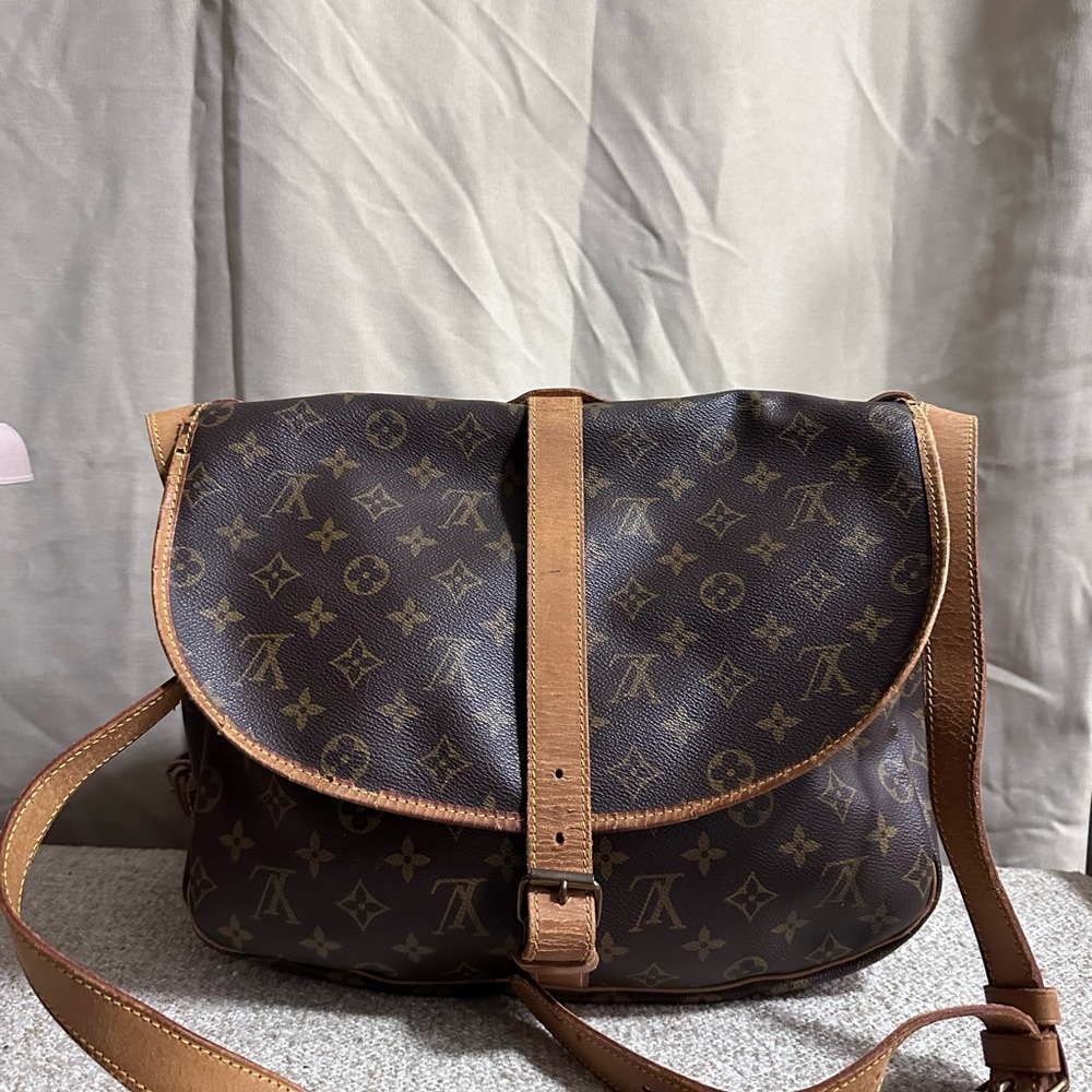 Louis Vuitton Brown Monogram Crossbody Bag